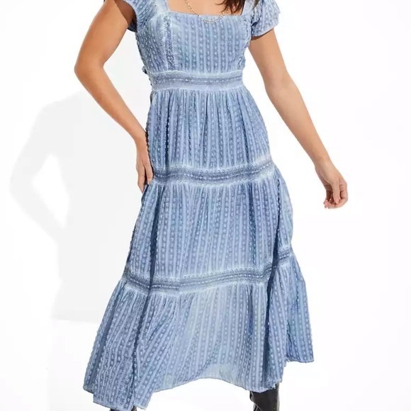 Corn blue super flattering dress - Picture 7 of 9